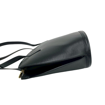 Louis Vuitton Saint Jacques Shopping Epi Leather Tote Shoulder Bag Black — view 5