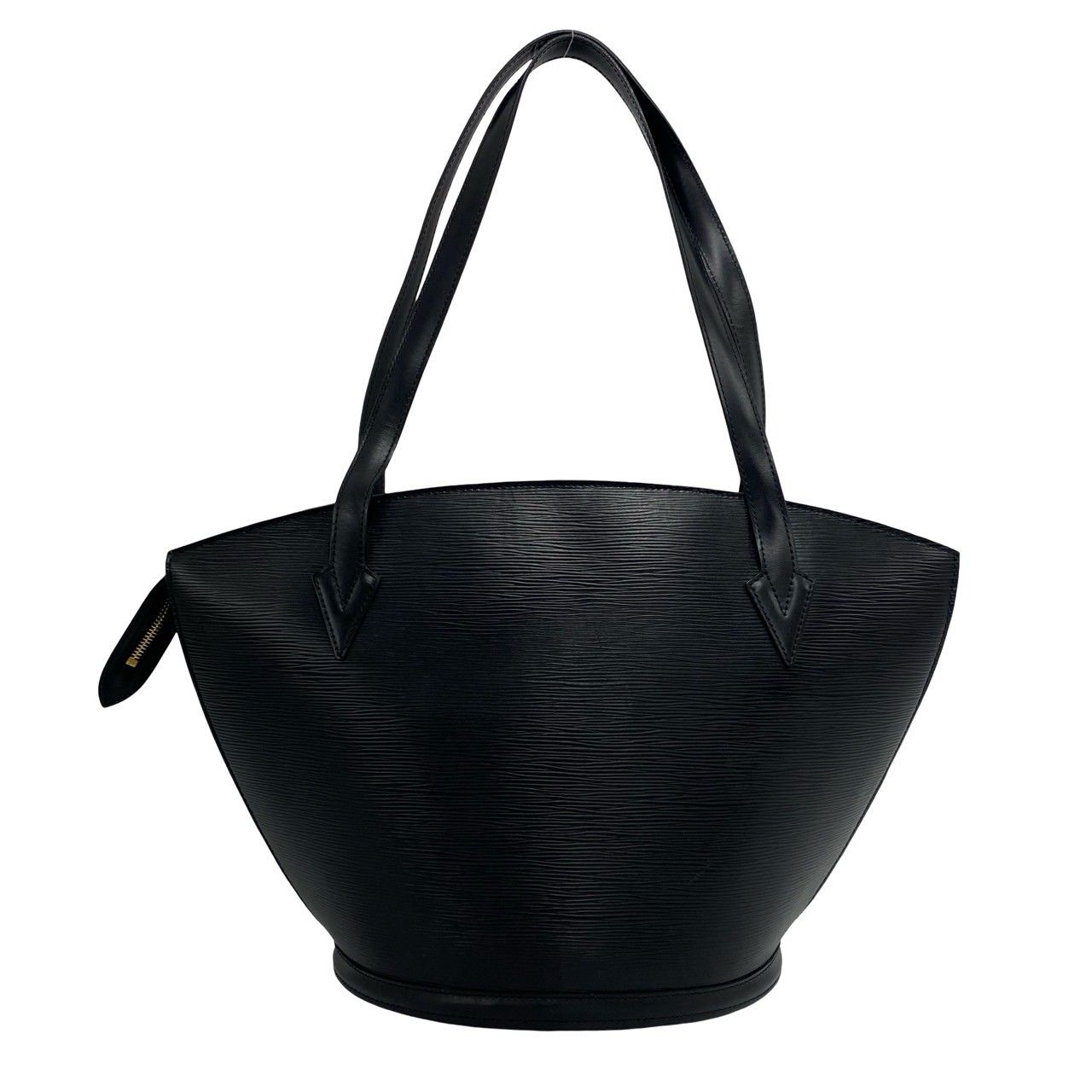 Louis Vuitton Saint Jacques Shopping Epi Leather Tote Shoulder Bag Black — view 3