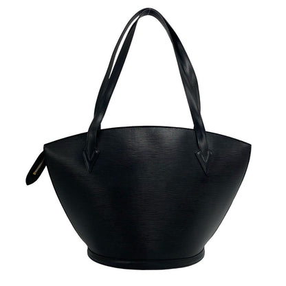 Louis Vuitton Saint Jacques Shopping Epi Leather Tote Shoulder Bag Black — view 3