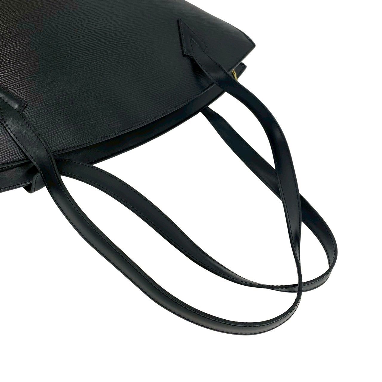Louis Vuitton Saint Jacques Shopping Epi Leather Tote Shoulder Bag Black — view 4