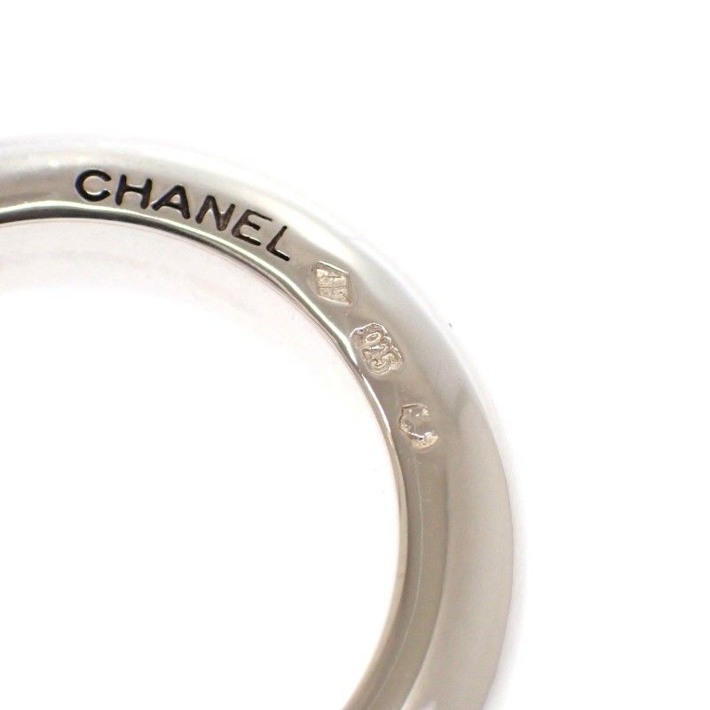 Chanel Logo Ring 925 Sterling Silver Vintage — view 7