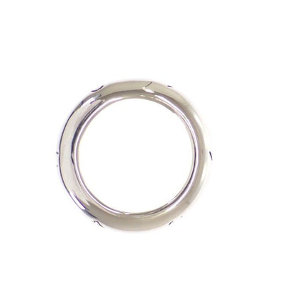 Chanel Logo Ring 925 Sterling Silver Vintage