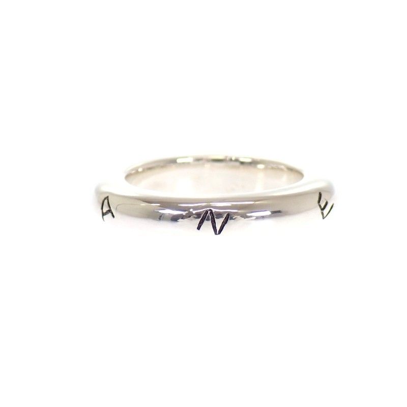 Chanel Logo Ring 925 Sterling Silver Vintage — view 2