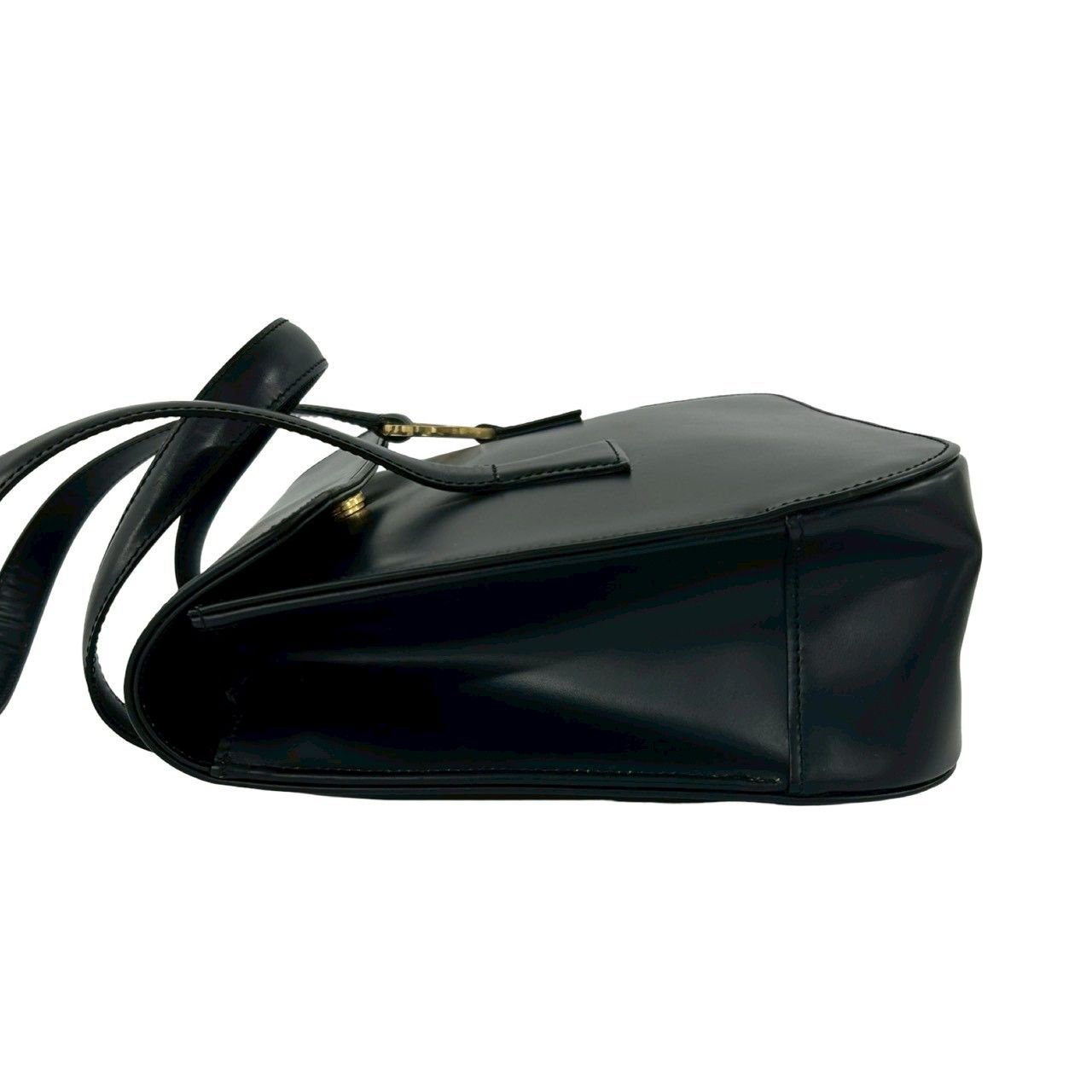 Dior Vintage Logo Leather Tote Black — view 5
