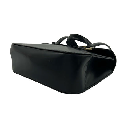 Dior Vintage Logo Leather Tote Black — view 8