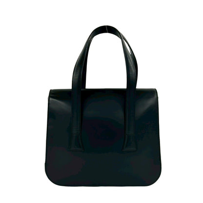 Dior Vintage Logo Leather Tote Black — view 3
