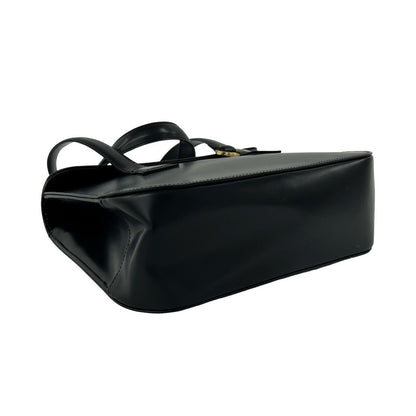Dior Vintage Logo Leather Tote Black — view 7