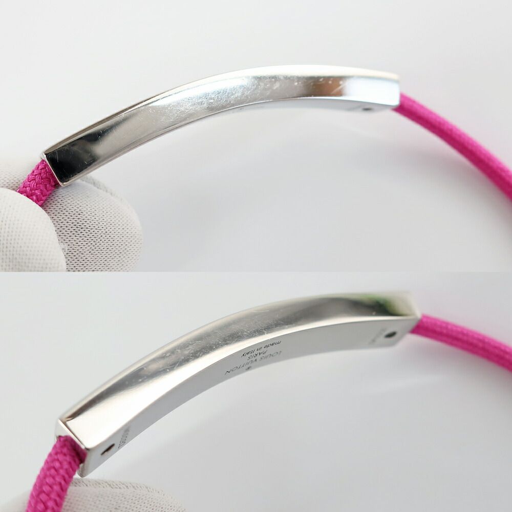 Louis Vuitton Heaven Bracelet LV Space Max 24 cm Pink Silver — view 7