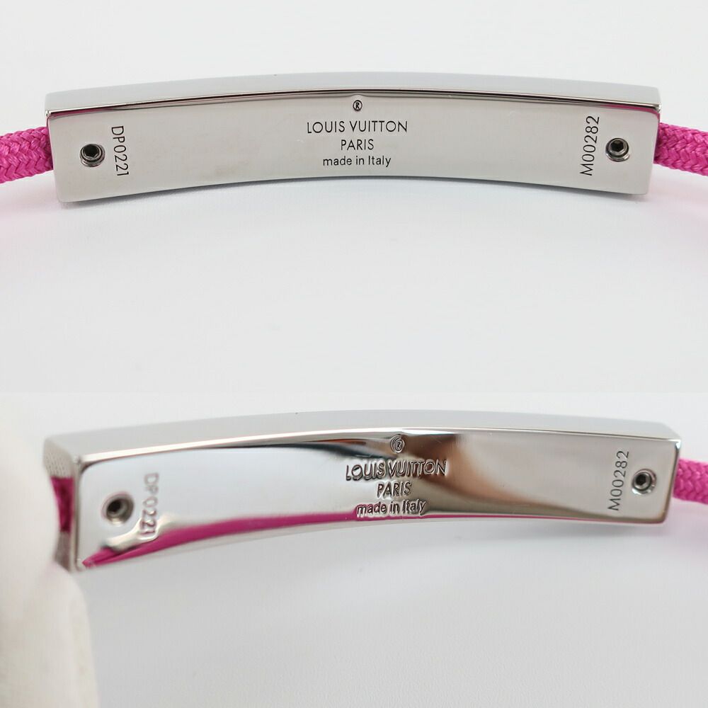 Louis Vuitton Heaven Bracelet LV Space Max 24 cm Pink Silver — view 8