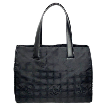 Chanel Tote New Travel Black Nylon Jacquard