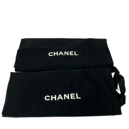 Chanel Short Boots 36.5 C Black Lambskin — view 7
