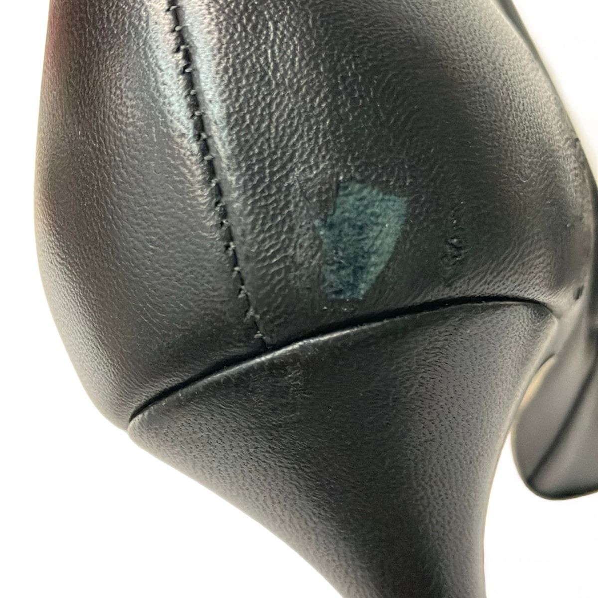 Chanel Short Boots 36.5 C Black Lambskin — view 8