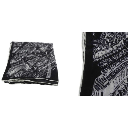 Dior Plan de Paris Shawl Scarf Black — view 9