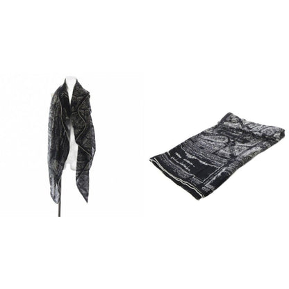 Dior Plan de Paris Shawl Scarf Black — view 8