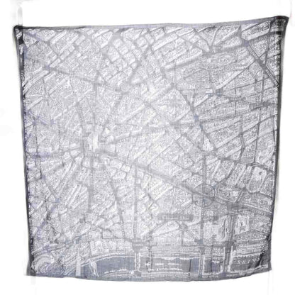 Dior Plan de Paris Shawl Scarf Black — view 6