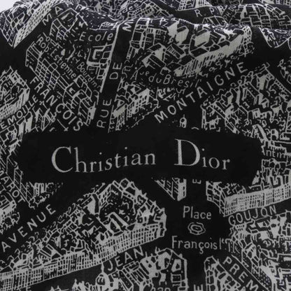 Dior Plan de Paris Shawl Scarf Black — view 2