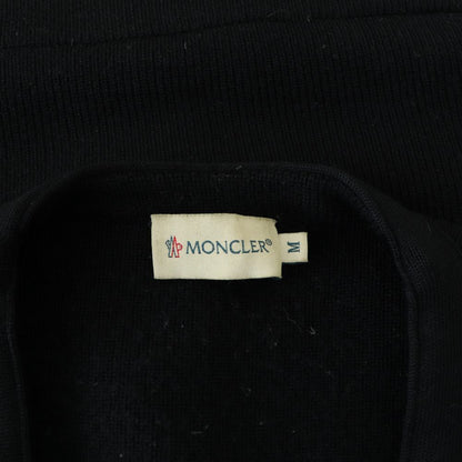 Moncler Maglia Tricot Gilet Knit Contrast Down Jacket Vest M Black Navy CX AD — view 3