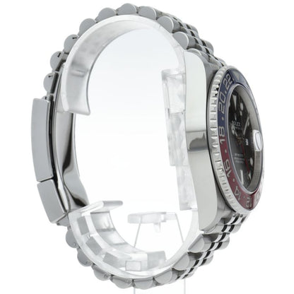 Rolex GMT Master 2 Watch Box SS Black Polished — view 4