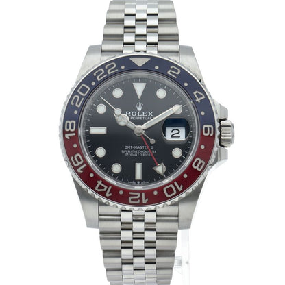 Rolex GMT Master 2 Watch Box SS Black Polished — view 2