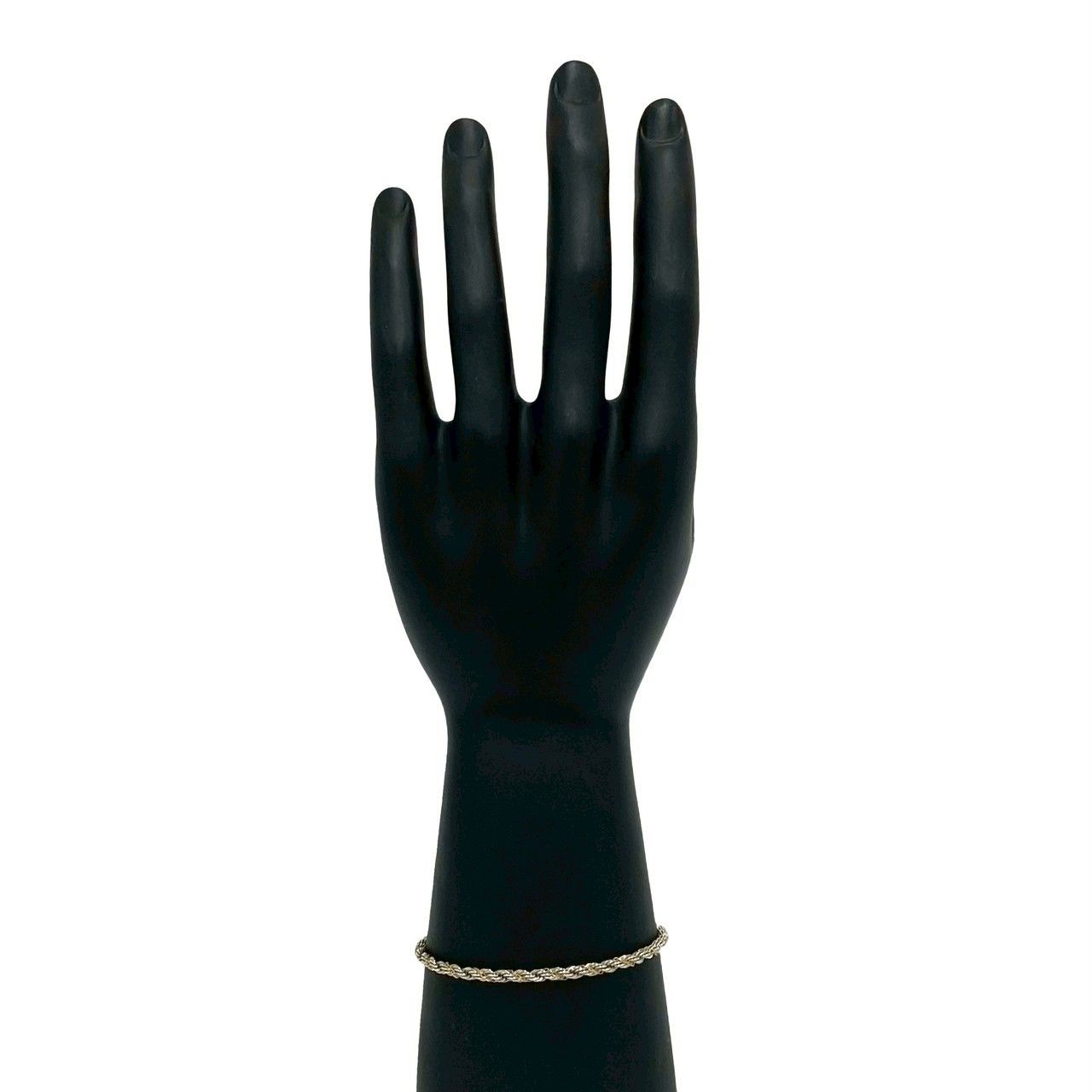 Tiffany & Co Twist Loop 925 Sterling Silver Gold Bracelet — view 2