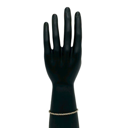 Tiffany & Co Twist Loop 925 Sterling Silver Gold Bracelet — view 2