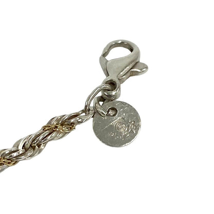 Tiffany & Co Twist Loop 925 Sterling Silver Gold Bracelet — view 3