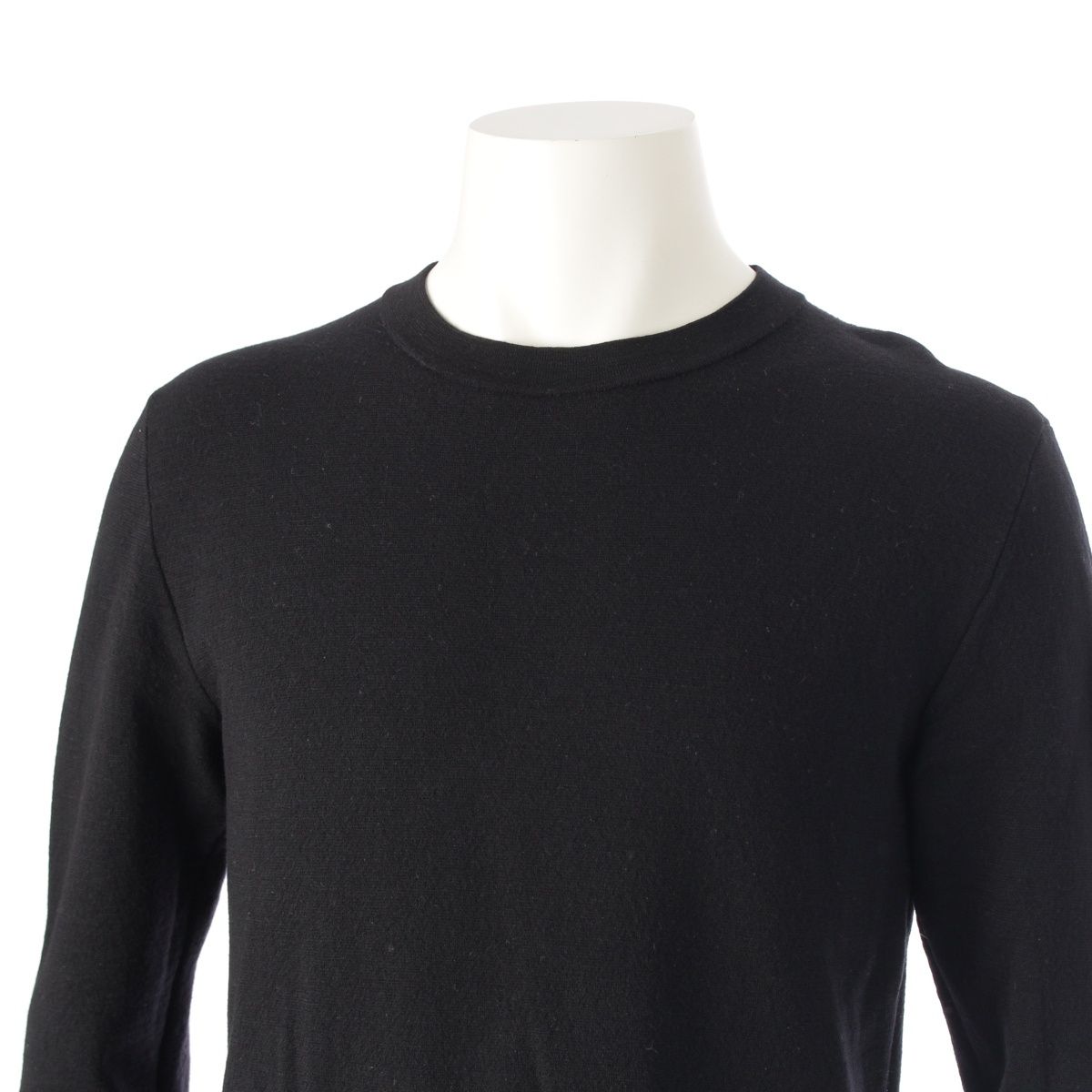 Dior Wool Logo Patch Knit Sweater Black — view 5