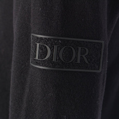 Dior Wool Logo Patch Knit Sweater Black — view 8