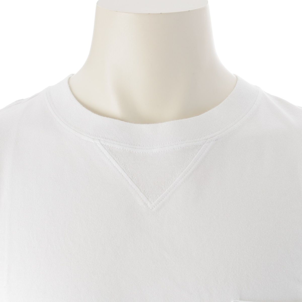 Dior Cotton Logo Embroidery T-Shirt Short Sleeve Top White — view 5
