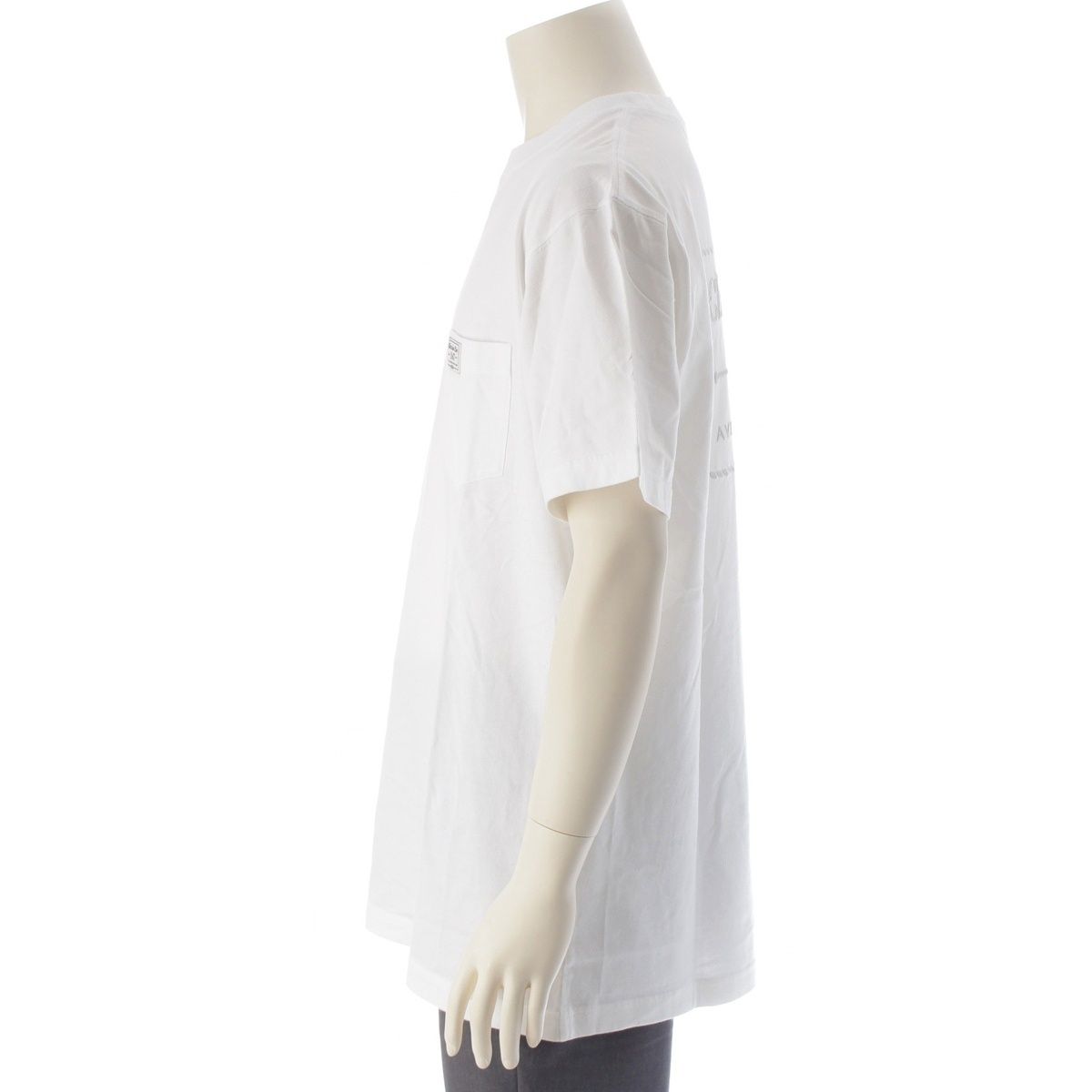 Dior Cotton Logo Embroidery T-Shirt Short Sleeve Top White — view 3