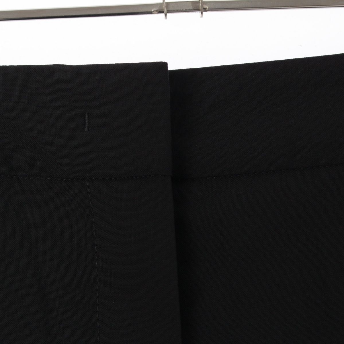 Loewe Wool Slim Cropped Pants Trousers Black 36 — view 6