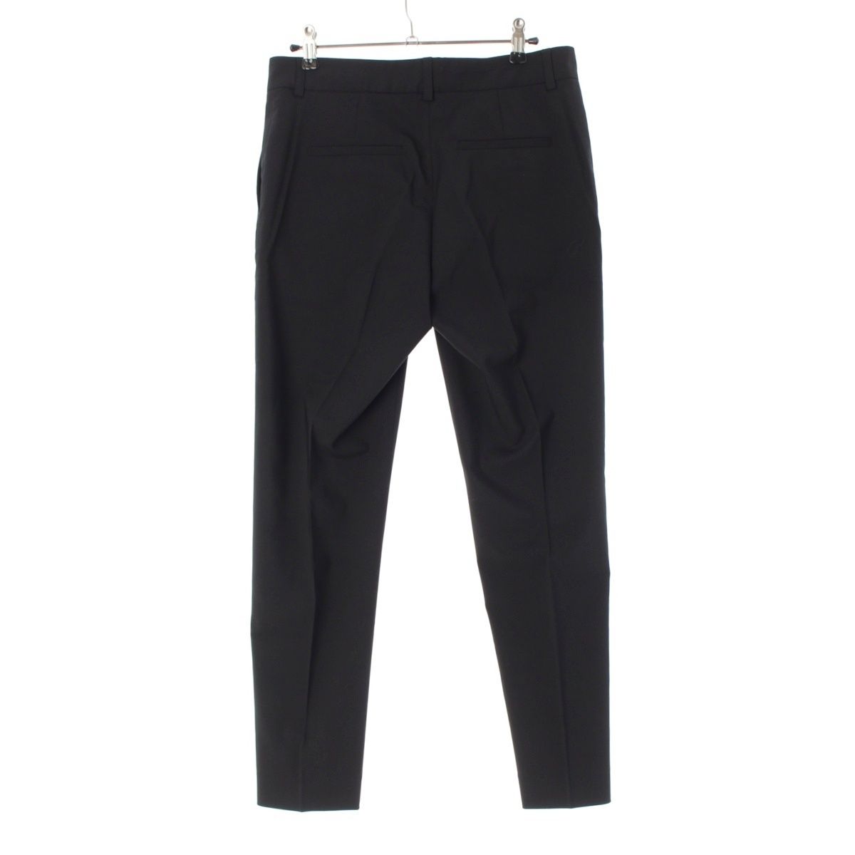 Loewe Wool Slim Cropped Pants Trousers Black 36 — view 2