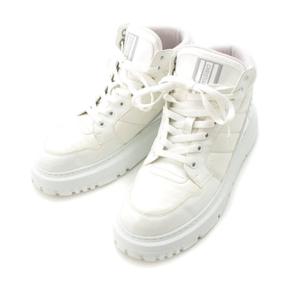 Dior High Cut Sneakers Shoes D-player White