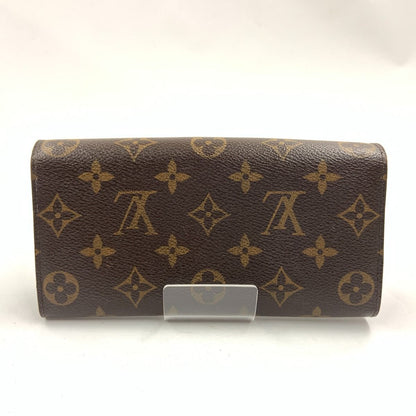 Louis Vuitton Monogram Pochette Porte Monet Cles Bifold Wallet Brown — view 3