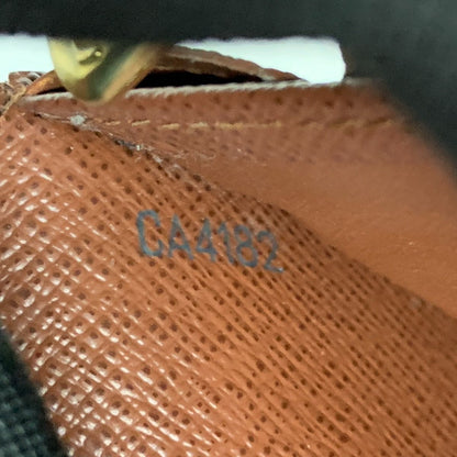 Louis Vuitton Monogram Pochette Porte Monet Cles Bifold Wallet Brown — view 7