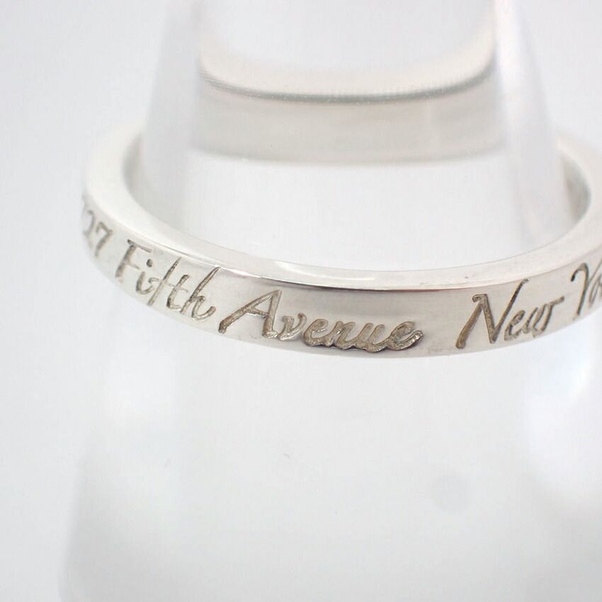 Tiffany & Co 925 Notes Narrow Ring