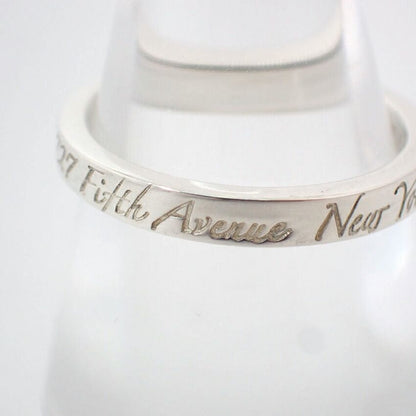 Tiffany & Co 925 Notes Narrow Ring