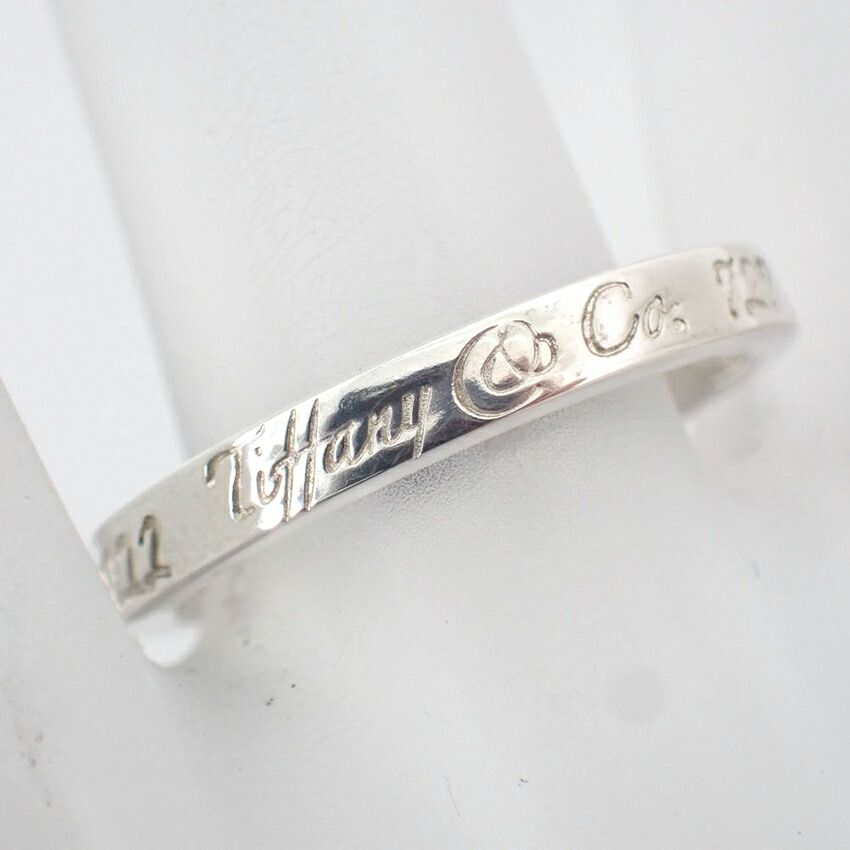 Tiffany & Co 925 Notes Narrow Ring