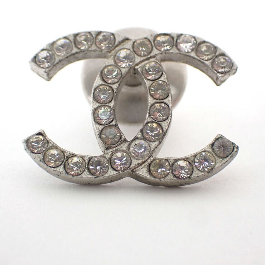 Chanel CC Logo Pin Brooch 3 Piece Set — view 2