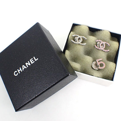 Chanel CC Logo Pin Brooch 3 Piece Set — view 7