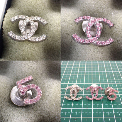 Chanel CC Logo Pin Brooch 3 Piece Set — view 8
