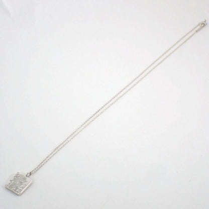 Tiffany & Co 925 Notes Square Pendant Necklace — view 5