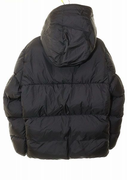 Moncler Montcla Black 1 Down Jacket Logo Hoodie — view 2