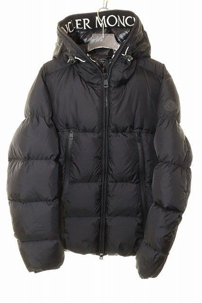 Moncler Montcla Black 1 Down Jacket Logo Hoodie