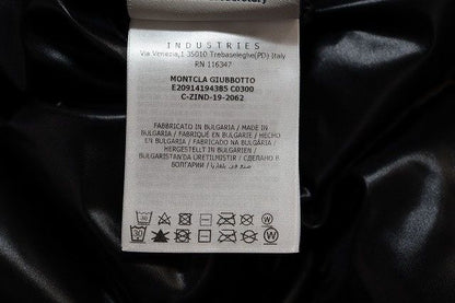 Moncler Montcla Black 1 Down Jacket Logo Hoodie — view 8
