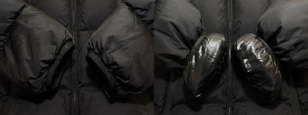 Moncler Montcla Black 1 Down Jacket Logo Hoodie — view 4