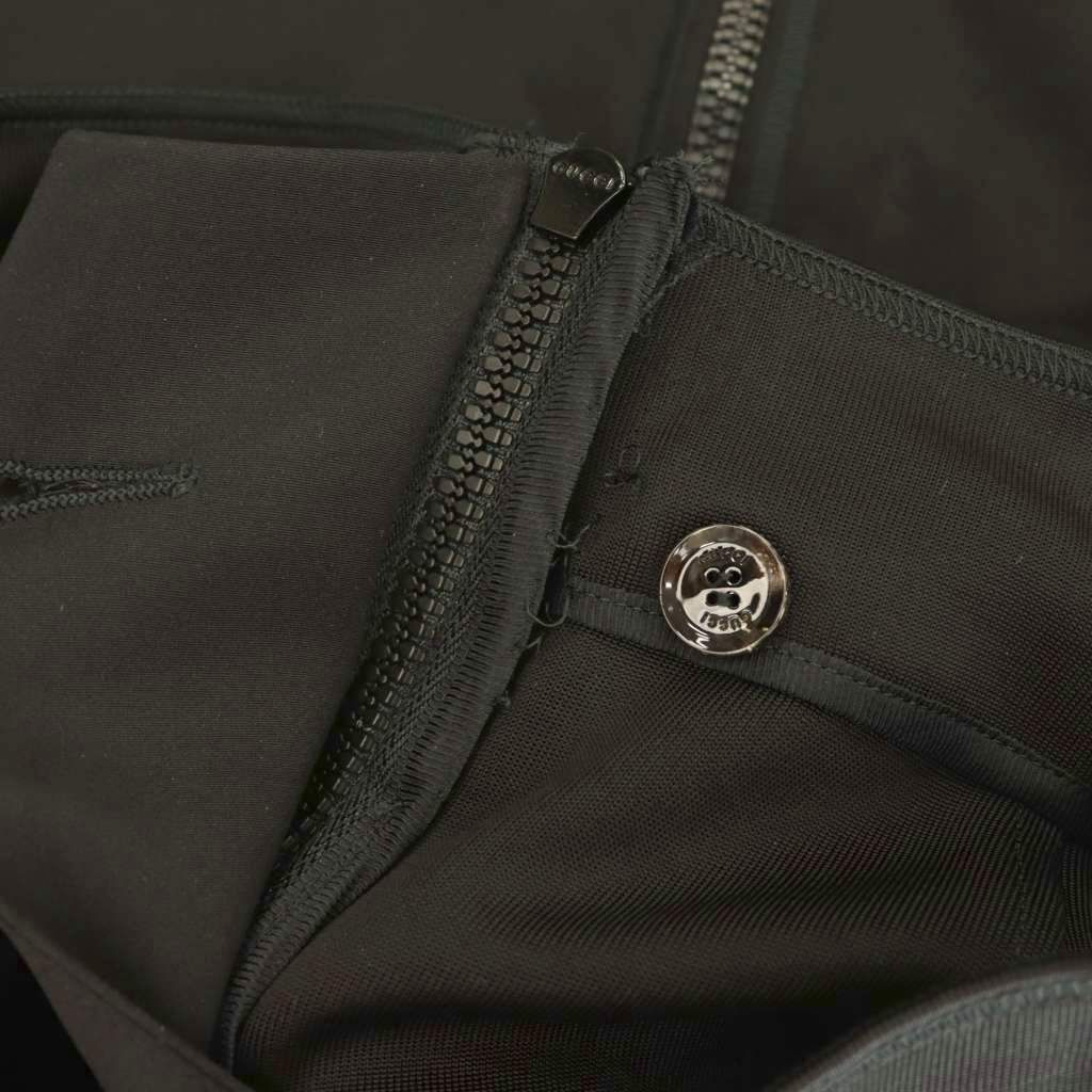 Gucci Tight Skirt Front Zip 40 Black ES — view 7