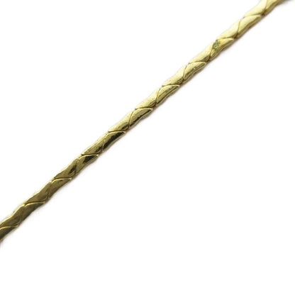 Dior Necklace Line Stone Faux Pearl Gold — view 6