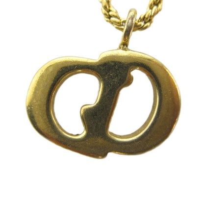 Dior Necklace Pendant Logo Gold — view 2