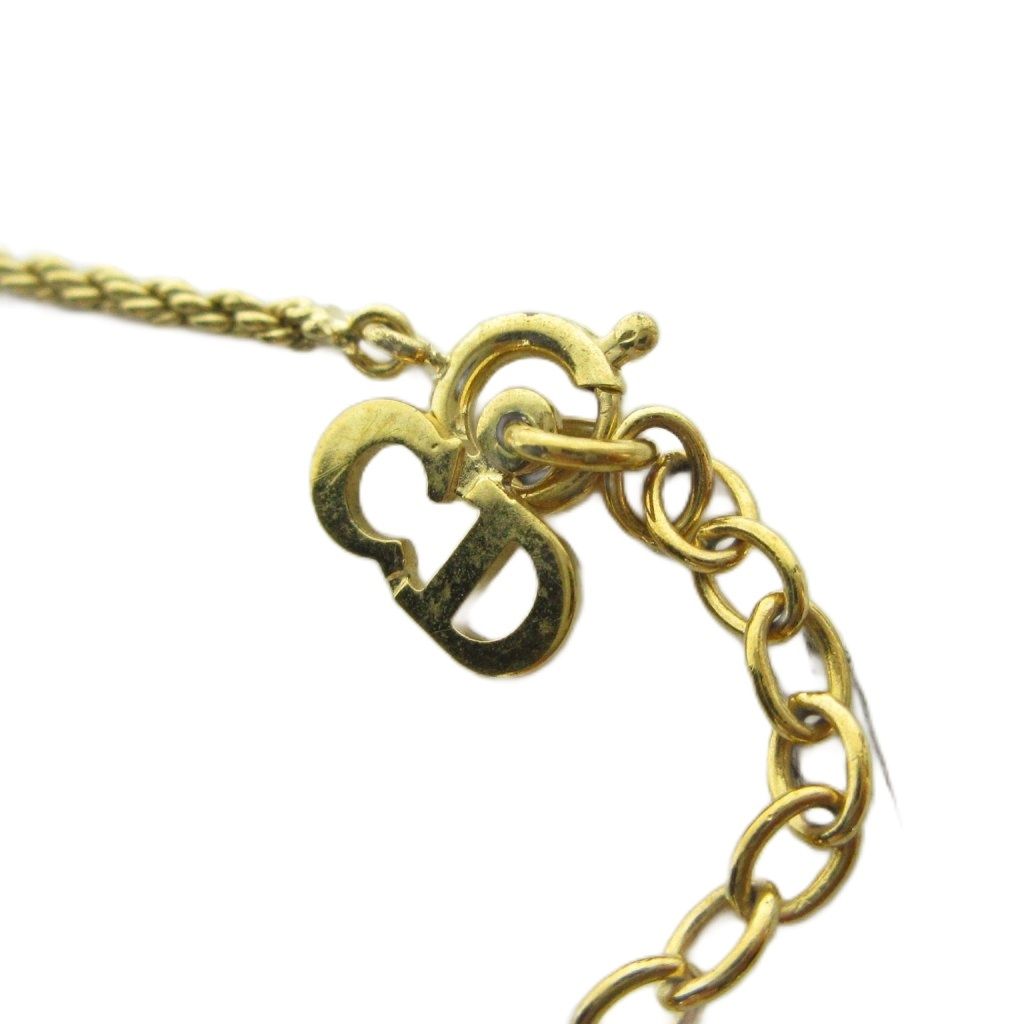 Dior Necklace Pendant Logo Gold — view 5